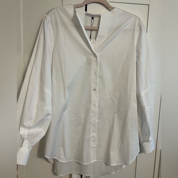 ADOLFO DOMÍNGUEZ oversized button down shirt blouse - Picture 2 of 3